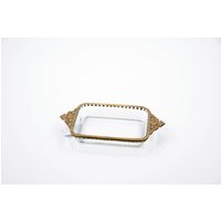 Seifenschale Glas Mit Goldener Kante Landhausstil Seifenschale Glas Mit Goldener Kante Landhausstil von Gartenkreativladen