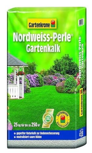 Gartenkalk Original Nord-Weiss Perle 25 Kg Gartenkrone von Gartenkrone