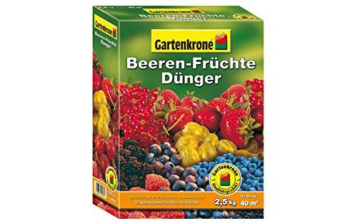 Gartenkrone Pflanzendünger für Beeren und Früchte 2,5 kg von Gartenkrone