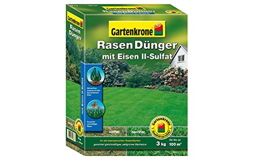 Gartenkrone Rasendünger mit Eisen II- Sulfat 3,0 kg von Gartenkrone