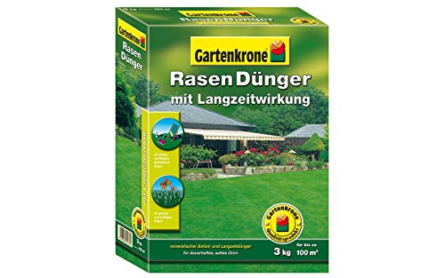 Gartenkrone Rasendünger mit Langzeitwirkung 3,0 kg von Gartenkrone