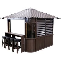 Canadian Spa Whirlpool Pavillon »Fraser«, 305 x 305 x 295 cm, mit Bar Lamellen- und Dachfenster von Canadian Spa