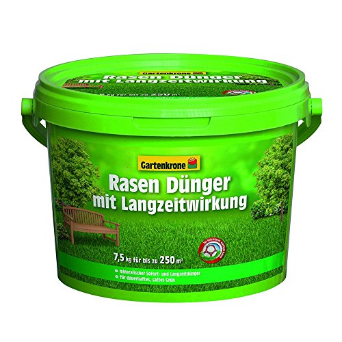 Rasen Dünger mit Langzeitwirkung 7,5 Kg Gartenkrone von Gartenkrone