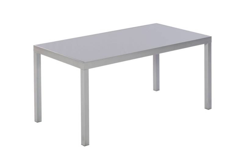 MERXX Gartentisch Gartentisch rechteckig (150 x 90 cm), graue Glasplatte von MERXX