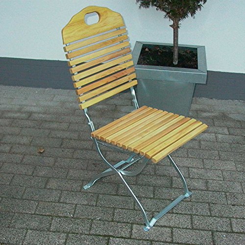 Gartenstuhl Bad TÖLZ verzinkt 2er Set, Robinien Holz, klappbar Gartenstuhl Bad TÖLZ verzinkt 2er Set, Robinien Holz, klappbar von Gartenmoebel
