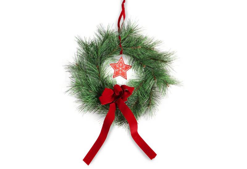 Gartenpirat Adventskranz Weihnachtskranz Türkranz künstlich, Tür & Fenster, Kiefer-Optik, Naturgetreue Tannenoptik, wiederverwendbar, individuell dekorierbar Gartenpirat Adventskranz Weihnachtskranz Türkranz künstlich, Tür & Fenster, Kiefer-Optik, Naturgetreue Tannenoptik, wiederverwendbar, individuell dekorierbar von Gartenpirat