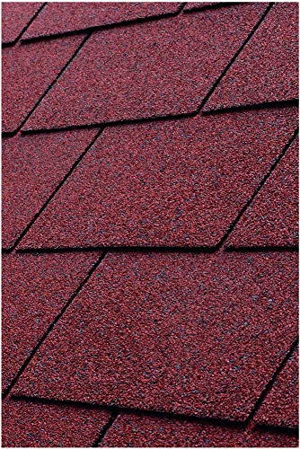 Gartenpirat Bitumen Dachschindeln rot Rechteck 3 m² von Gartenpirat