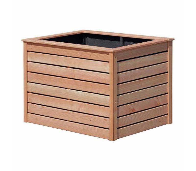 Gartenpirat Hochbeet 125x85x80 cm Hochbeet aus Lärchenholz Bretter glatt 20x90 mm von Gartenpirat