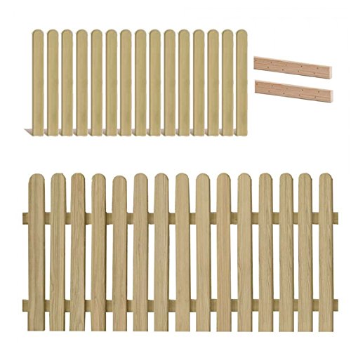 Gartenpirat Holzpaket für Lattenzaun Lärche 180x80 mit 15 Zaunlatten 2 Riegel Gartenpirat Holzpaket für Lattenzaun Lärche 180x80 mit 15 Zaunlatten 2 Riegel von Gartenpirat