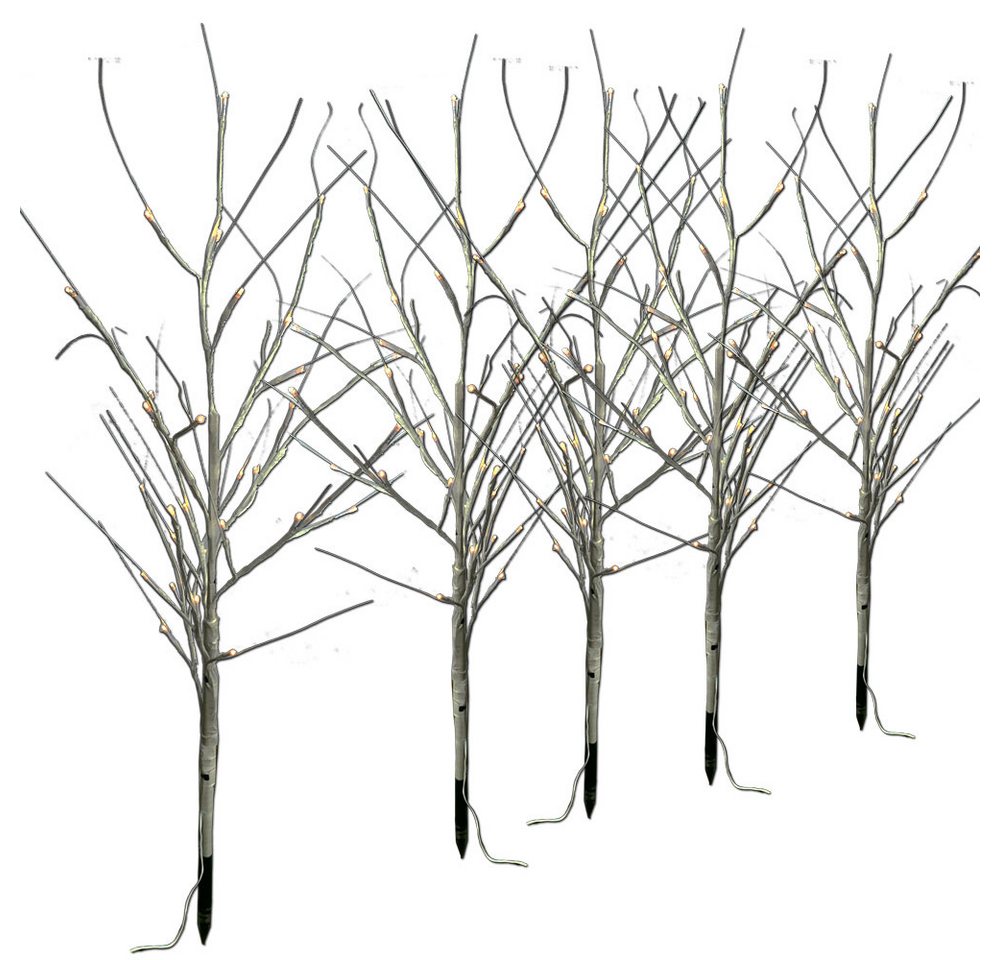 Gartenpirat LED Baum 120 cm 5er-Set warmweiß LED-Lichterkette Weihnachtsdeko für außen Gartenpirat LED Baum 120 cm 5er-Set warmweiß LED-Lichterkette Weihnachtsdeko für außen von Gartenpirat