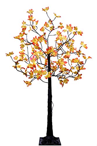Gartenpirat LED Baum 150 cm 96 LED warmweiß Lichtbaum mit herbstlichen Ahorn-Blätter außen/innen Gartenpirat LED Baum 150 cm 96 LED warmweiß Lichtbaum mit herbstlichen Ahorn-Blätter außen/innen von Gartenpirat