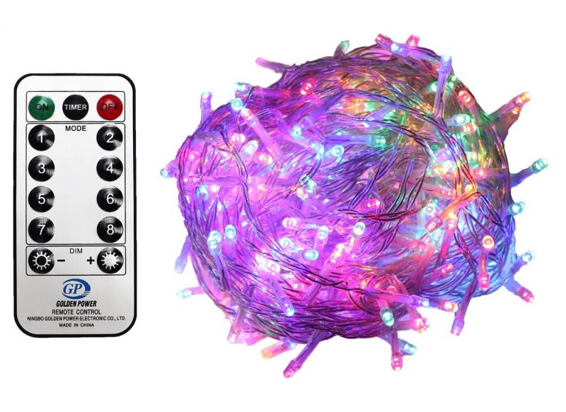 Gartenpirat LED-Lichterkette Christbaum LED Lichterkette Dekobeleuchtung 8 Programme Weihnachten Gartenpirat LED-Lichterkette Christbaum LED Lichterkette Dekobeleuchtung 8 Programme Weihnachten von Gartenpirat