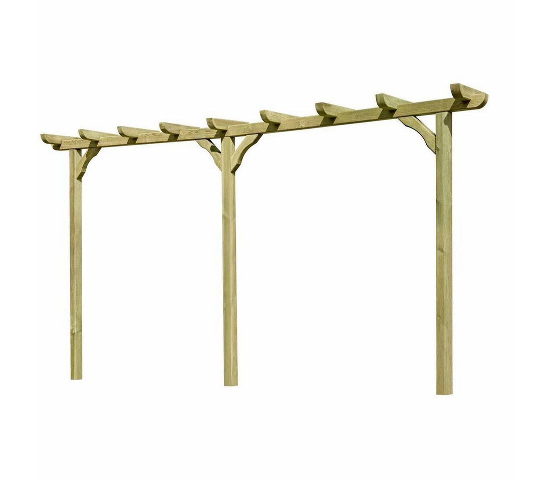 Gartenpirat Pergola Pergola aus Holz 450 cm lang Torbogen Rankhilfe Rankgerüst Blumenbogen von Gartenpirat