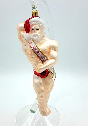 Christbaumschmuck,Weihnachtskugel Bodybuilder Champion von Gartenschätze