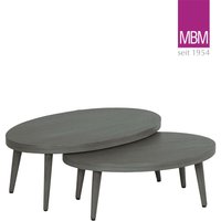 2-teiliges Loungetisch-Set aus Resysta von MBM - Loungetisch Iconic 2er Set von Gartentraum.de