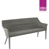 3-Sitzer Bank in Stone Grey für den Garten von MBM - Bank Tortuga / ohne Sitzkissen von Gartentraum.de