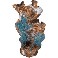 Abstrakte Menschen Bronzeskulptur farbig - limitiert - Three nice mice Abstrakte Menschen Bronzeskulptur farbig - limitiert - Three nice mice von Gartentraum.de