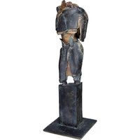 Abstrakter Torso limitiert aus Bronzeguss schwarz-braun - Red Torso von Gartentraum.de