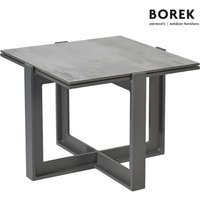 Alu-Gartentisch von Borek mit Dektonplatte - Beistelltisch Faro / Tischplatte Aura von Gartentraum.de