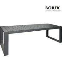 Aluminium Design Gartentisch von Borek - modern - anthrazit - stabil - Vitoria Esstisch / 240x90x75cm (LxBxH) von Gartentraum.de