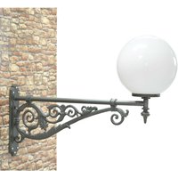 Antik Design Wandlampe für draußen - Gusseisen - Dareios / Anthrazit von Gartentraum.de