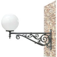 Antik Wandlampe für draußen - Gusseisen - Elenita / Schwarz von Gartentraum.de