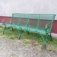 Antike Gartenbank 4-Sitzer aus Schmiedeeisen - Donatien / Weiß Antike Gartenbank 4-Sitzer aus Schmiedeeisen - Donatien / Weiß von Gartentraum.de