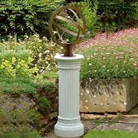 Armillarsphäre Globus Sonnenuhr - Astros / Portland weiß Armillarsphäre Globus Sonnenuhr - Astros / Portland weiß von Gartentraum.de