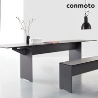 Ausklappbarer HPL Garten Esstisch 200/344cm - Riva Klapptisch / Weiß / mit Abdeckhaube von Gartentraum.de