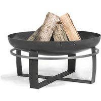 Außergewöhnlicher Grill - Stahl Feuerschale auf dekorativem Standfuß - Agni Gartengrill / Edelstahl Grillrost / 70cm von Gartentraum.de