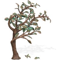 Baum mit Blättern im Wind - Bronzeskulpturen - Baum Sino / Bronze Sonderpatina Baum mit Blättern im Wind - Bronzeskulpturen - Baum Sino / Bronze Sonderpatina von Gartentraum.de