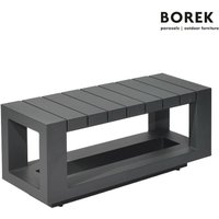 Beistelltisch für Garten & Terrasse - Aluminium - Borek - grau - 40x90x30cm - Murcia Beistelltisch / Anthrazit von Gartentraum.de