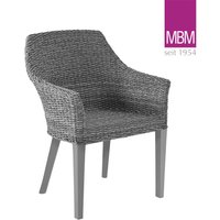 Bequemer Sessel mit Arm- und Rückenlehne für den Garten - MBM - Sessel Tortuga / ohne Sitzkissen von Gartentraum.de