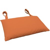 Bequemes Kopfkissen für Gartenliegen und Holzstühle - Polyester - Mollis Kopfkissen Orange von Gartentraum.de