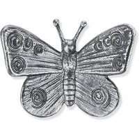 Besondere Wanddeko Schmetterling aus Metall - Schmetterling Bea / Aluminium dunkelgrau von Gartentraum.de