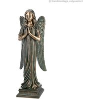 Betende Gartenfigur Engel im Grünton aus Bronze - Angelo Orare Betende Gartenfigur Engel im Grünton aus Bronze - Angelo Orare von Gartentraum.de