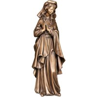 Betende Mariafigur aus Bronze - Gartenstatue - Madonna Livia / Bronze dunkelbraun von Gartentraum.de