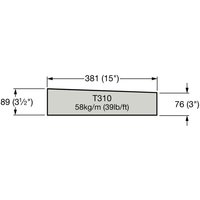 Beton Platte als Abdeckung für Mauer / Sand / 90x38,1x8,9 cm (LxBxH) von Gartentraum.de