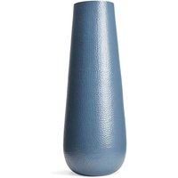 Blaue Aluminium Outdoor Vasen im runden Design - Louis Blau / 100cm von Gartentraum.de