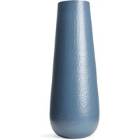 Blaue Aluminium Outdoor Vasen im runden Design - Louis Blau / 120cm von Gartentraum.de
