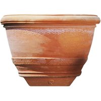 Blumenkübel aus Terracotta - frostbeständig - Marsilius / 100x100cm (HxDm) von Gartentraum.de