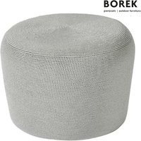 Borek Sitzsack aus Ardenza-Rope 40cm hoch - Crochette Kissenstuhl / Iron Grey von Gartentraum.de