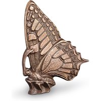 Bronze Schmetterling lebensgroß als Steindeko  - Schwalbenschwanz Liro / Patina Asche von Gartentraum.de