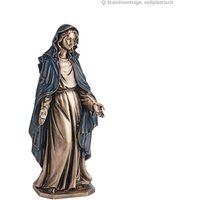 Bronzefigur Himmelskönigin farbig - Maria die Segnende / 40cm Bronzefigur Himmelskönigin farbig - Maria die Segnende / 40cm von Gartentraum.de