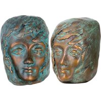 Bronzereliefs 2er Set aus limitierter Künstlerauflage - Set Wegbegleiter II Bronzereliefs 2er Set aus limitierter Künstlerauflage - Set Wegbegleiter II von Gartentraum.de