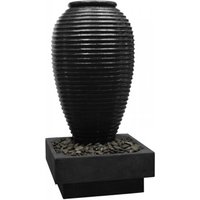 Brunnen Amphore Komplettset für innen & außen - Jarota / Schwarz von Gartentraum.de