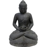 Buddha Skulptur mit Schale als Gartengestaltungs-Element - Kawei / Mit Pumpe von Gartentraum.de