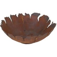 Dekorative Rost Metall Schale als Deko- oder Feuerschale - Ignis Testa / 45cm von Gartentraum.de