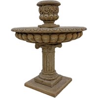 Dekorativer Garten Springbrunnen mit griechischer Säule - Ezion / Tyrolia von Gartentraum.de