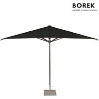 Design Sonnenschirm mit Aluminium Rahmen - Borek - 350cm - hochwertig - Arizona Sonnenschirm / Taupe von Gartentraum.de